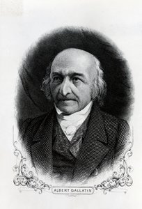 अल्बर्ट गैलाटिन का पोर्ट्रेट (1761-1849) (उत्कीर्णन) द्वारा अज्ञात