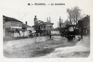 सर्बिया, फ्लोरिना (वर्तमान ग्रीस): सुकुलिना का दृश्य - पोस्टकार्ड 1914-1918 द्वारा अज्ञात कलाकार
