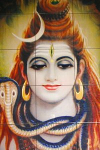 श्री हिंदू मंदिर, लीसेस्टर। शिव मोज़ेक। यूनाइटेड किंगडम द्वारा अज्ञात