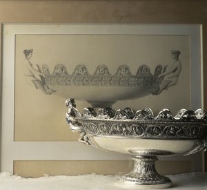 जीन बैप्टिस्ट क्लाउड ओडियट (1753-1850) द्वारा बनाई गई सिल्वर कट ड्राइंग और उसका पुनरुत्पादन 19वीं सदी की शुरुआत द्वारा अज्ञात