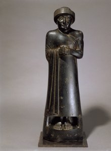 गुडिया की मूर्ति, लगश के राजकुमार, नियो-सुमेरियन, टेलोह से, प्राचीन गिरसू, c.2130 ईसा पूर्व (डायराइट) द्वारा अज्ञात
