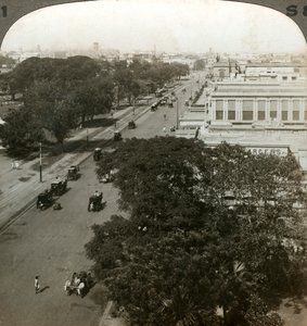 चौरंगी रोड, कलकत्ता, भारत, c1900s। द्वारा अंडरवुड और अंडरवुड