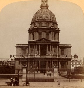 डोम देस इनवैलिड्स, जहां शक्तिशाली योद्धा - नेपोलियन आई, पेरिस, फ्रांस, 1900 का मकबरा है। द्वारा अंडरवुड और अंडरवुड