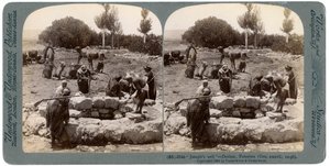 जोसेफ वेल, दोथन, फिलिस्तीन, 1900। द्वारा अंडरवुड और अंडरवुड