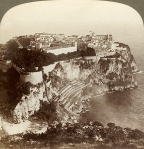 मोंटे कार्लोस कैपिटल, मोनाको - पृथ्वी पर सबसे छोटी रियासत में, 1899। द्वारा अंडरवुड और अंडरवुड