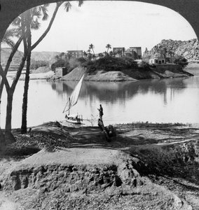 फिलाई द्वीप, मिस्र, 1905। द्वारा अंडरवुड और अंडरवुड