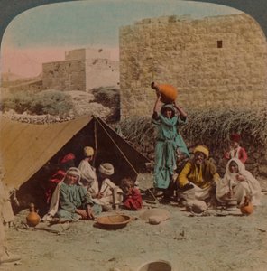 घर जैसी कोई जगह नहीं है! - जिप्सी लोहार, सीरिया, 1900 का आवास और दुकान। कलाकार: एल्मर अंडरवुड, बर्ट एलिजा अंडरवुड।