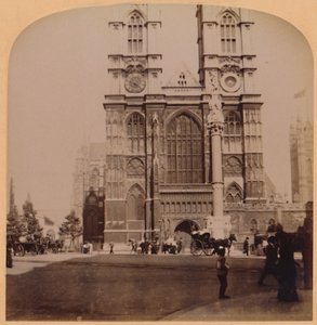 वेस्टमिंस्टर एब्बे, लंदन, इंग्लैंड, 1896। द्वारा अंडरवुड और अंडरवुड