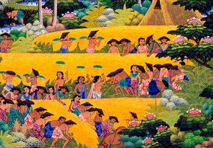 राइस हार्वेस्ट, बाली द्वारा अज्ञात