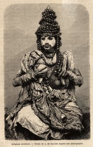 एक भिखारी धार्मिक। भारत के मेरिडियन प्रांतों में यात्रा को चित्रित करने के लिए, अल्फ्रेड ग्रैंडिडियर द्वारा, 1862-1864 में, डी'एडौर्ड चार्टन, हैचेट, पेरिस 1869 के निर्देशन में "ले टूर डू मोंडे" में प्रकाशित किया गया। सेल्वा संग्रह। द्वारा अज्ञात कलाकार