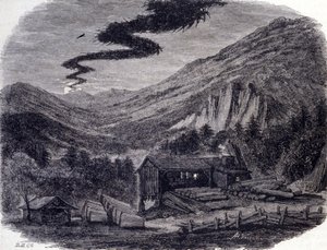 एक शानदार शिकार (एरियन या जंगली) या मेनी (मेनी हेलेक्विन) या वोसगेस में मेस्नी, एक रात का टेम्पेट जो लोकप्रिय किंवदंतियों के अनुसार एक शाप या चुड़ैलों के विश्राम के बाद प्रकट होता है। 19वीं सदी की नक्काशी द्वारा अज्ञात कलाकार