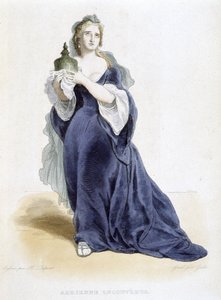 एड्रिएन लेकोवरूर (1692-1730), फ्रांसीसी अभिनेता। मेनेचेत द्वारा "" ले प्लुटार्क फ़्रैंकैस "" 1844 - 1847 में। पेरिस में सजावटी कला पुस्तकालय। द्वारा अज्ञात कलाकार