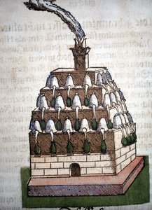 कीमिया: पिएत्रो एंड्रिया मैटिओली (मैथियोल) (1500-1577) की एक पुस्तक से एथनोर फोर। फ्रैंकफर्ट द्वारा अज्ञात कलाकार