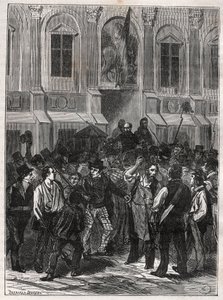 12 मई 1839 को गिरफ्तारी से पहले आर्मंड बार्ब्स, फ्रांसीसी क्रांतिकारी (1809-1870) - "हिस्टोइरे डी डिक्स उत्तर: 1830-1840" "लुई-ब्लैंक (1811-1882) में 1882 की उत्कीर्णन द्वारा अज्ञात कलाकार