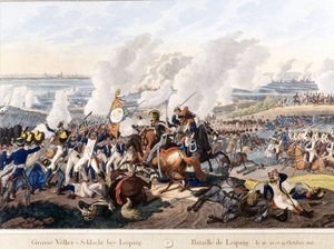 लीपज़िग की लड़ाई (राष्ट्रों की लड़ाई), अक्टूबर 16-19 द्वारा अज्ञात कलाकार