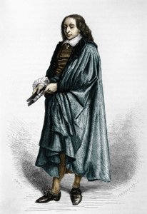 ब्लेज़ पास्कल (1623-1662), फ्रांसीसी गणितज्ञ, भौतिक विज्ञानी और लेखक। द्वारा अज्ञात कलाकार