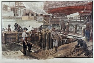अलेक्जेंड्रे III ब्रिज की साइट - "" ले पेटिट जर्नल "" 05/1899 . में द्वारा अज्ञात कलाकार