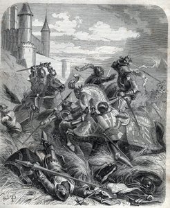 चार्ल्स III, जिसे नेपल्स के राजा ड्यूरस (दुराज़ो) के चार्ल्स के रूप में जाना जाता है, 16 जुलाई को लोगों की मदद से नेपल्स में प्रवेश किया। द्वारा अज्ञात कलाकार