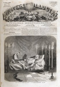 कैमिलो कैवोर की मृत्यु (काउंट कैवोर) (1810-1861) - 6 जून द्वारा अज्ञात कलाकार