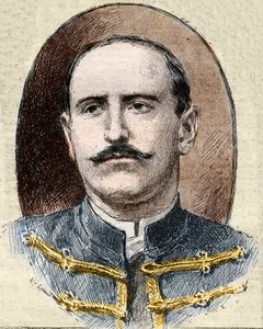 ड्रेफस केस: अल्फ्रेड ड्रेफस (1859-1935) का चित्र 1899 में रेनेस परीक्षण के दौरान उनके पतन के बाद। द्वारा अज्ञात कलाकार