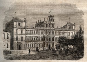 19वीं सदी में मोडेना का डुकल पैलेस - ड्यूकल पैलेस 1634 - मोडेन का ड्यूकल पैलेस द्वारा अज्ञात कलाकार