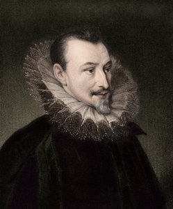 एडमंड स्पेंसर c1552 / 3-1599 - उत्कीर्णन - 19 वीं शताब्दी द्वारा अज्ञात कलाकार