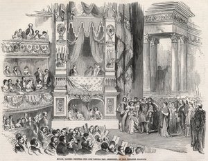 एलिजाबेथ राचेल फेलिक्स, जिसे मैडेमोसेले राचेल (1821-1858) के नाम से जाना जाता है, फ्रेंच ट्रैजेडिएन, नेपोलियन III से पहले 1852 में थिएटर फ़्रैंकैस में - दूसरे साम्राज्य की घोषणा की पूर्व संध्या पर, रैचेल ने 22 अक्टूबर 1852 को थिएटर फ़्रैंकैस में घोषणा की। द्वारा अज्ञात कलाकार