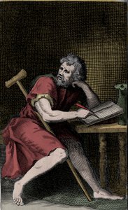 एपिक्टेट - EPICTETUS ग्रीक स्टोइक दार्शनिक द्वारा अज्ञात कलाकार