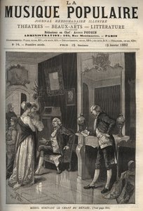 एटिने निकोलस (एटिने-निकोलस) मेहुल (1763-1817) लेखक "" ले चैंट डू प्रस्थान "" (क्रांतिकारी मंत्र और स्वतंत्रता के लिए भजन) - "" लोकप्रिय संगीत "" में उत्कीर्णन सचित्र साप्ताहिक समाचार पत्र - 1882 द्वारा अज्ञात कलाकार