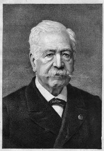 फर्डिनेंड डी लेसेप्स (1805-1894), फ्रांसीसी राजनयिक और प्रशासक। द्वारा अज्ञात कलाकार