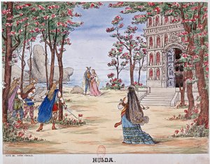 ओपेरा का अंतिम दृश्य "" हुलदा "" द्वारा अज्ञात कलाकार