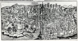 1470 में फ्लोरेंस। द्वारा अज्ञात कलाकार