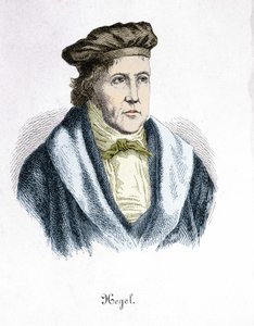 जॉर्ज विल्हेम फ्रेडरिक हेगेल (1770 - 1831), जर्मन दार्शनिक। द्वारा अज्ञात कलाकार