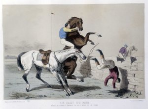 घुड़सवारी: ले जम्प डू मूर, स्टीपल - "ले सेंटौर" में द्वारा अज्ञात कलाकार