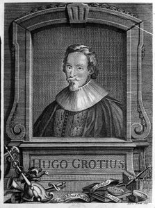 ह्यूगो ग्रोटियस (1583-1645) (ह्यूग डी ग्रूट), डच वकील और राजनयिक। द्वारा अज्ञात कलाकार