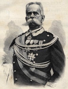 हम्बर्ट प्रथम (1844-1900), इटली के राजा। द्वारा अज्ञात कलाकार