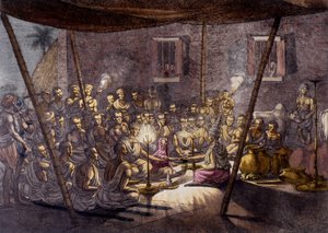 भारतीय संस्कृति और सभ्यता: भारत में विवाह समारोह। द्वारा अज्ञात कलाकार