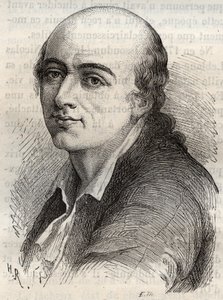 जीन-क्लाउड डेलामेथेरी (जीन क्लाउड ला मेथेरी) (1743-1817) फ्रांसीसी प्रकृतिवादी, खनिज विज्ञानी और जीवाश्म विज्ञानी। द्वारा अज्ञात कलाकार