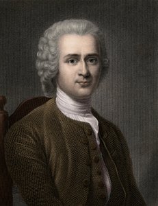 जीन जैक्स रूसो 1712-1778 - उत्कीर्णन - 19वीं शताब्दी द्वारा अज्ञात कलाकार