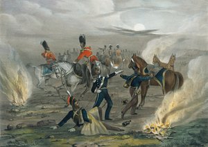 सेबस्टोपोल से पहले शिविर में नंबर 4 आधी रात का अलार्म , 1854 का सेरा द्वारा अज्ञात
