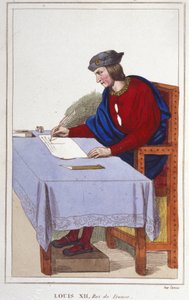 लुई XII (1462 -1515), फ्रांस के राजा 1830 . की नक्काशी द्वारा अज्ञात कलाकार