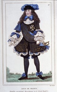 लुई डी फ्रांस ने मोनसेग्नूर को दौफिन, फिर ग्रैंड दौफिन (1661 से 1711) कहा। द्वारा अज्ञात कलाकार