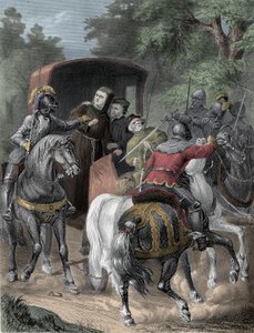 लूथर का कब्जा - 4 मई को थुरिंगिया वन से मार्टिन लूथर (1483-1546) का अपहरण द्वारा अज्ञात कलाकार