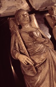 राजा फिलिप III का झूठ बोलना फिलिप द हार्डी (1245-1285) कहलाता है। सेंट डेनिस की बेसिलिका। सेंट डेनिसो द्वारा अज्ञात कलाकार