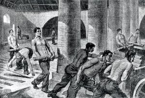 कुइलेट फैक्ट्री में लोहे का निर्माण द्वारा अज्ञात कलाकार