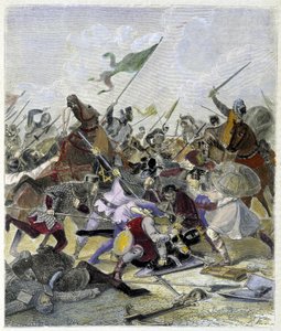 ओथॉन 1er (912-973) रोम में विद्रोहियों द्वारा आश्चर्यचकित - "हिस्टोइरे डेस पोप्स" में, मौरिस लाचत्रे द्वारा द्वारा अज्ञात कलाकार