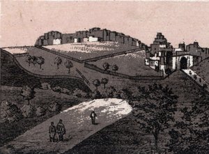फिलिस्तीन: बेथलेम (बेथलहम) शहर का दृश्य। में "" दुनिया 168 विचारों को दर्शाती है "" अदिनांकित (19 वीं शताब्दी का अंत) द्वारा अज्ञात कलाकार