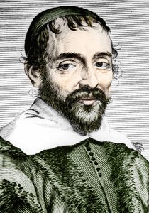पियरे गैसेंडी (1592-1655), फ्रांसीसी दार्शनिक, खगोलशास्त्री, गणितज्ञ और भौतिक विज्ञानी। द्वारा अज्ञात कलाकार