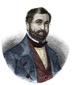 एडोल्फ एडम (1803-1856), फ्रांसीसी संगीतकार का पोर्ट्रेट। द्वारा अज्ञात कलाकार