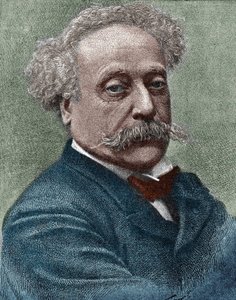 अलेक्जेंड्रे डुमास जूनियर का पोर्ट्रेट (1824-1895), फ्रांसीसी लेखक। द्वारा अज्ञात कलाकार